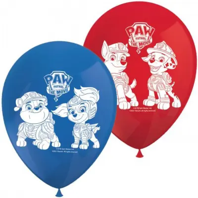 Paw Patrol The Movie Ballonger 8-pack