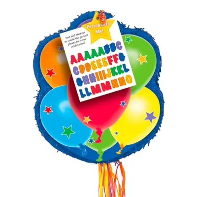 Pinata Ballonger med Stickers