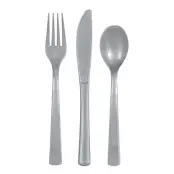 Plastbestick Silver - 18-pack