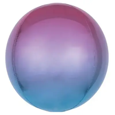 Folieballong Orbz Lila/Blå