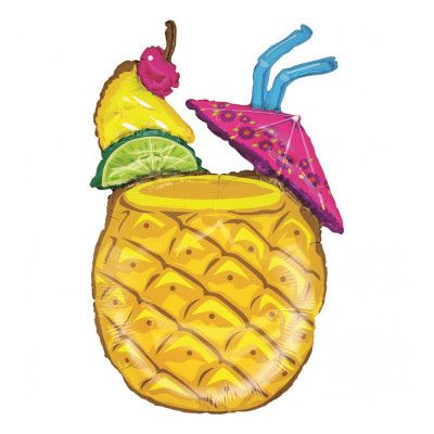 Folieballong Tropisk Drink