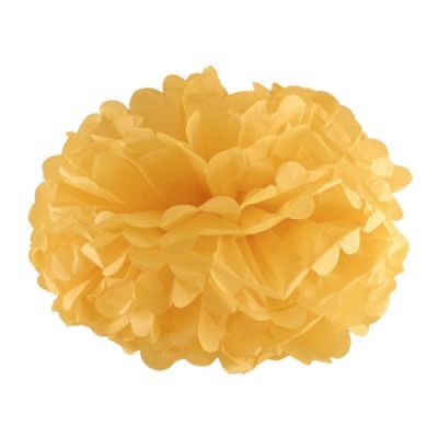 Pom Pom Blomma Gul - 1-pack