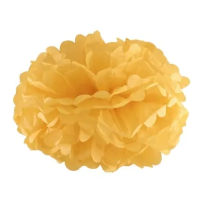 Pom Pom Blomma Gul - 1-pack