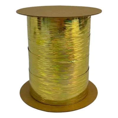 Presentsnöre Holografisk Guld