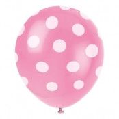 Prickiga Ballonger Rosa - 6-pack