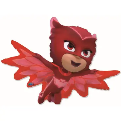 Pyjamashjältarna Ugglis Folieballong 99x88 cm