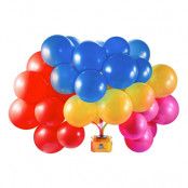 Refill Ballonger till Party Pump - Svart/Guld/Vit