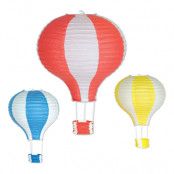 Papperslyktor Luftballonger - 3-pack