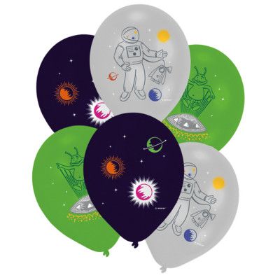 Rymden Ballonger 6-pack