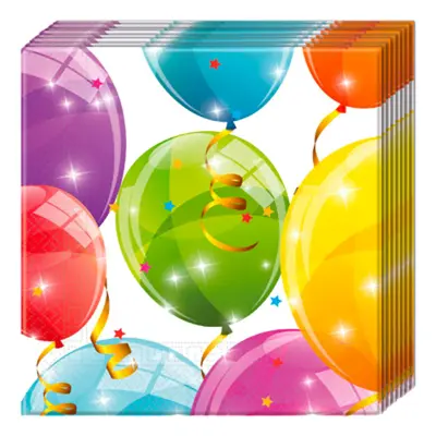 Servetter Ballonger - 20-pack