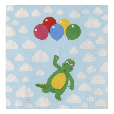 Servetter Bolibompa Draken 20-pack