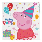 Servetter Greta Gris™ Peppa’s Party - 20-pack