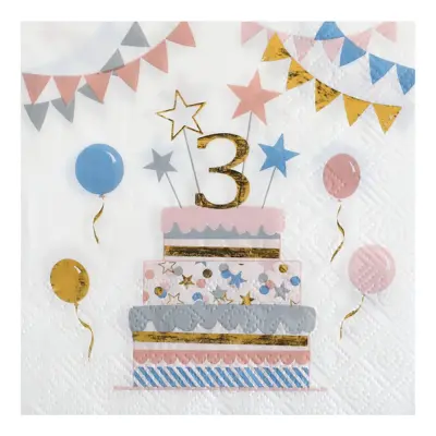 Kaffeservetter Kitty Party Siffra - Siffra 3