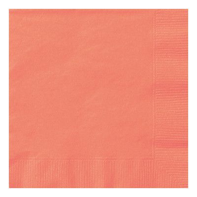 Servetter Korall - 20-pack