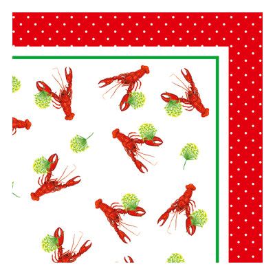 Servetter Kräftskivor - 20-pack