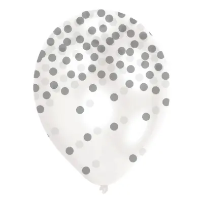 Ballonger Prickiga Silver - 6-pack