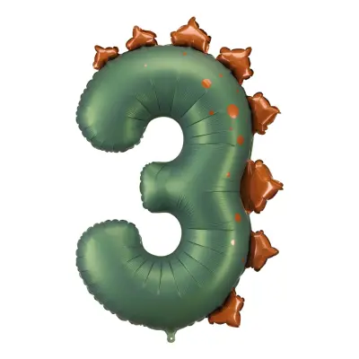 Sifferballong Dinosaurie - Siffra 3