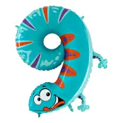 Sifferballong Djur - Siffra 9