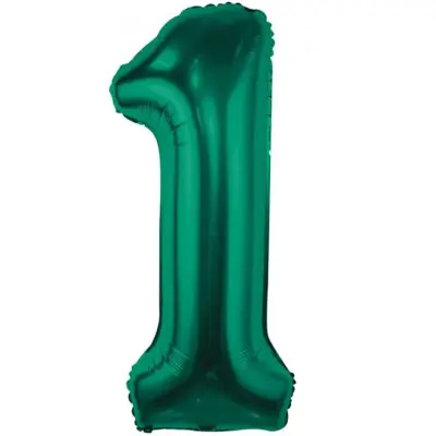 Sifferballong Grön 85cm