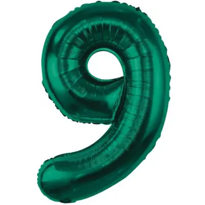 Sifferballong Grön 85cm