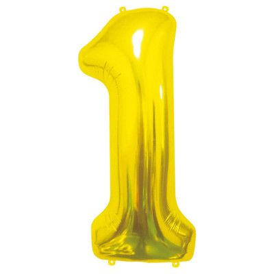 Sifferballong Guld 85cm