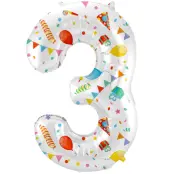 Sifferballong Joyful"0-9"Siffra 3