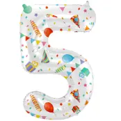 Sifferballong Joyful"0-9"Siffra 5