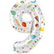 Sifferballong Joyful"0-9"Siffra 9