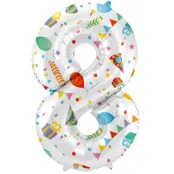Sifferballong Joyful"0-9"Siffra 8