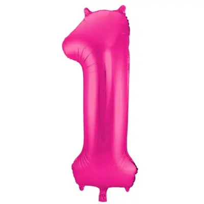 Sifferballong Jumbo Magenta 86 cm