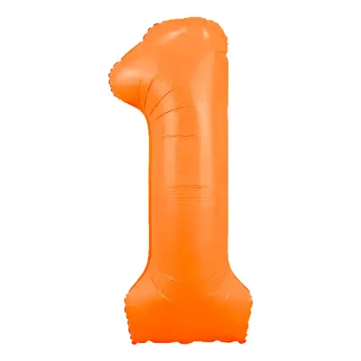 Sifferballong Neonorange - Siffra 1