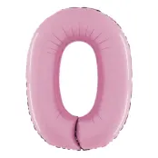 Sifferballong Pastellrosa - Siffra 0