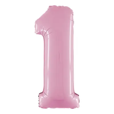 Sifferballong Pastellrosa - Siffra 1