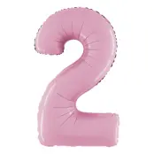 Sifferballong Pastellrosa - Siffra 2