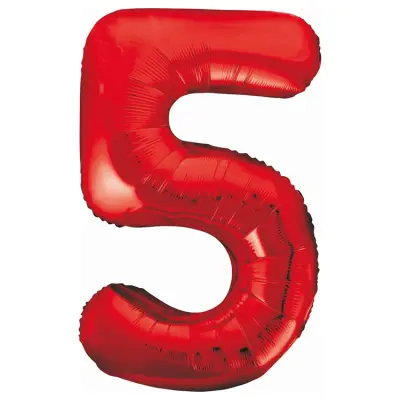 Sifferballong Röd 85cm