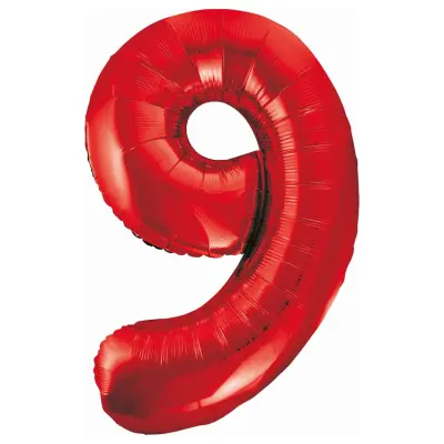 Sifferballong Röd 85cm