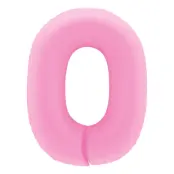 Sifferballong Sakura Pink - Siffra 0