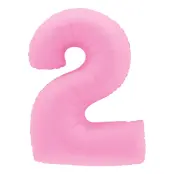Sifferballong Sakura Pink - Siffra 2