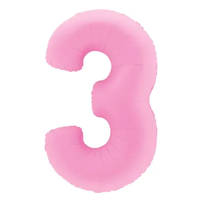Sifferballong Sakura Pink - Siffra 3