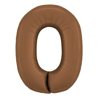 Sifferballong Satin Chocolate - Siffra 0