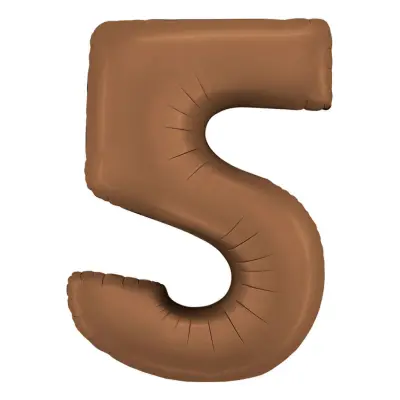 Sifferballong Satin Chocolate - Siffra 5