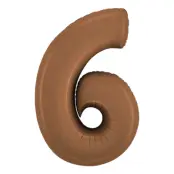 Sifferballong Satin Chocolate - Siffra 6