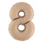 Sifferballong Satin Nude - Siffra 8