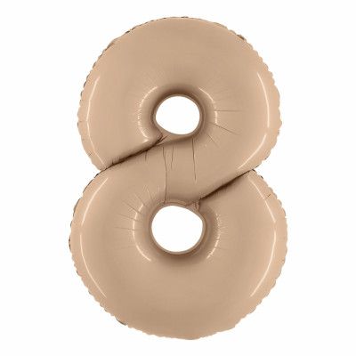 Sifferballong Satin Nude - Siffra 8