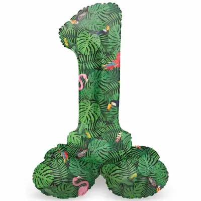 Sifferballong Stående Jungle Vibe 72 cm