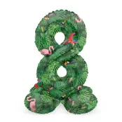 Sifferballong Stående Jungle Vibe 72 cm"0-9"Siffra 8