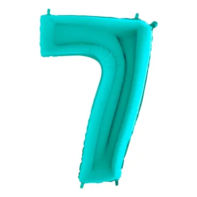 Sifferballong Turkos Metallic - Siffra 7