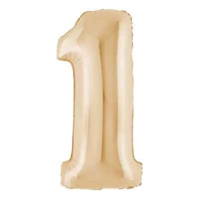 Sifferballong White Gold - Siffra 1