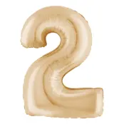 Sifferballong White Gold - Siffra 2