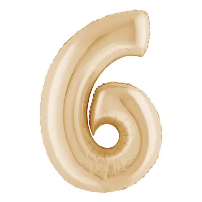 Sifferballong White Gold - Siffra 6